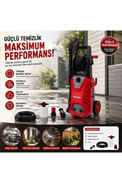 Proter PR 2550 CW Oto Yıkama Makinesi 160 bar
