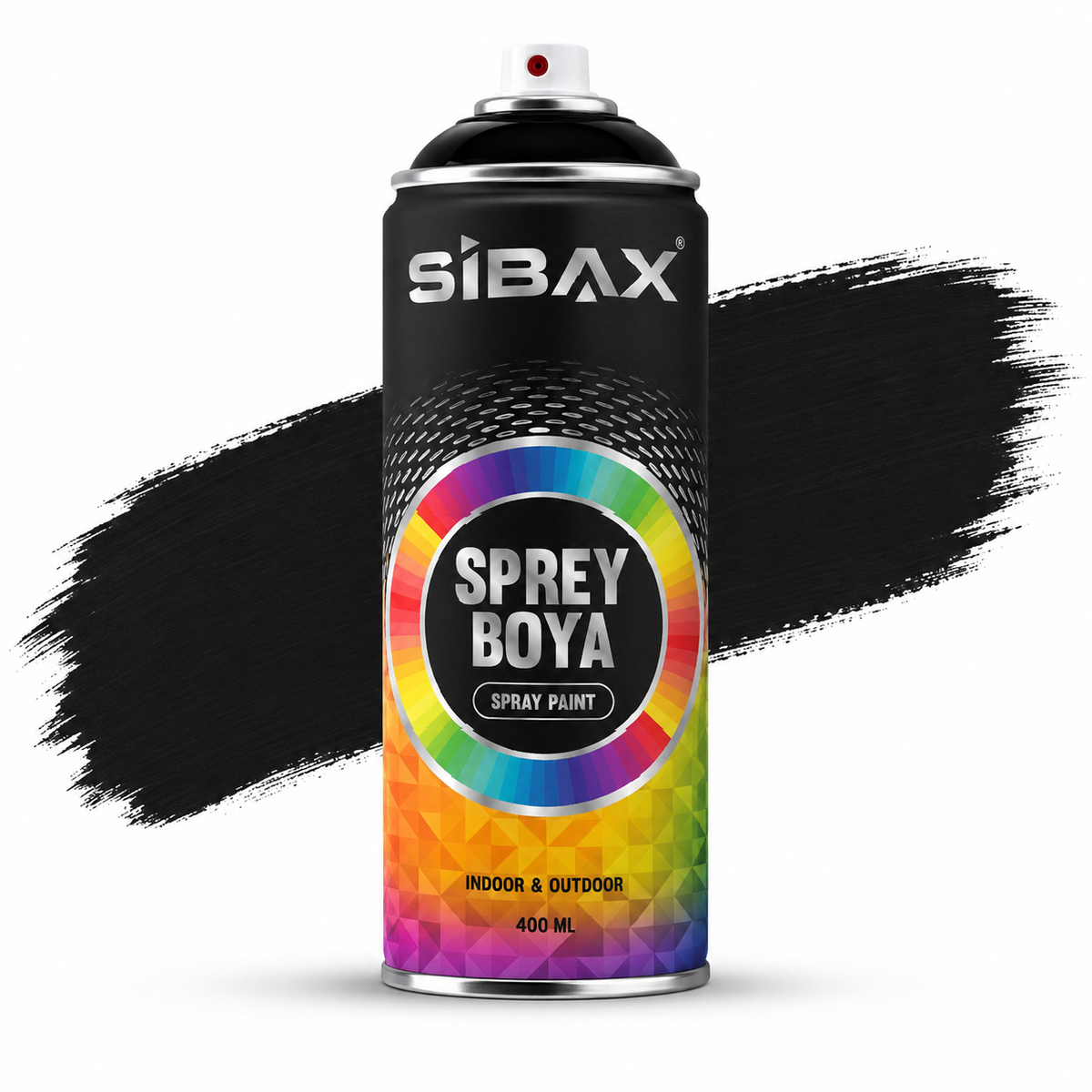 Sibax Siyah Sprey Boya 400ml