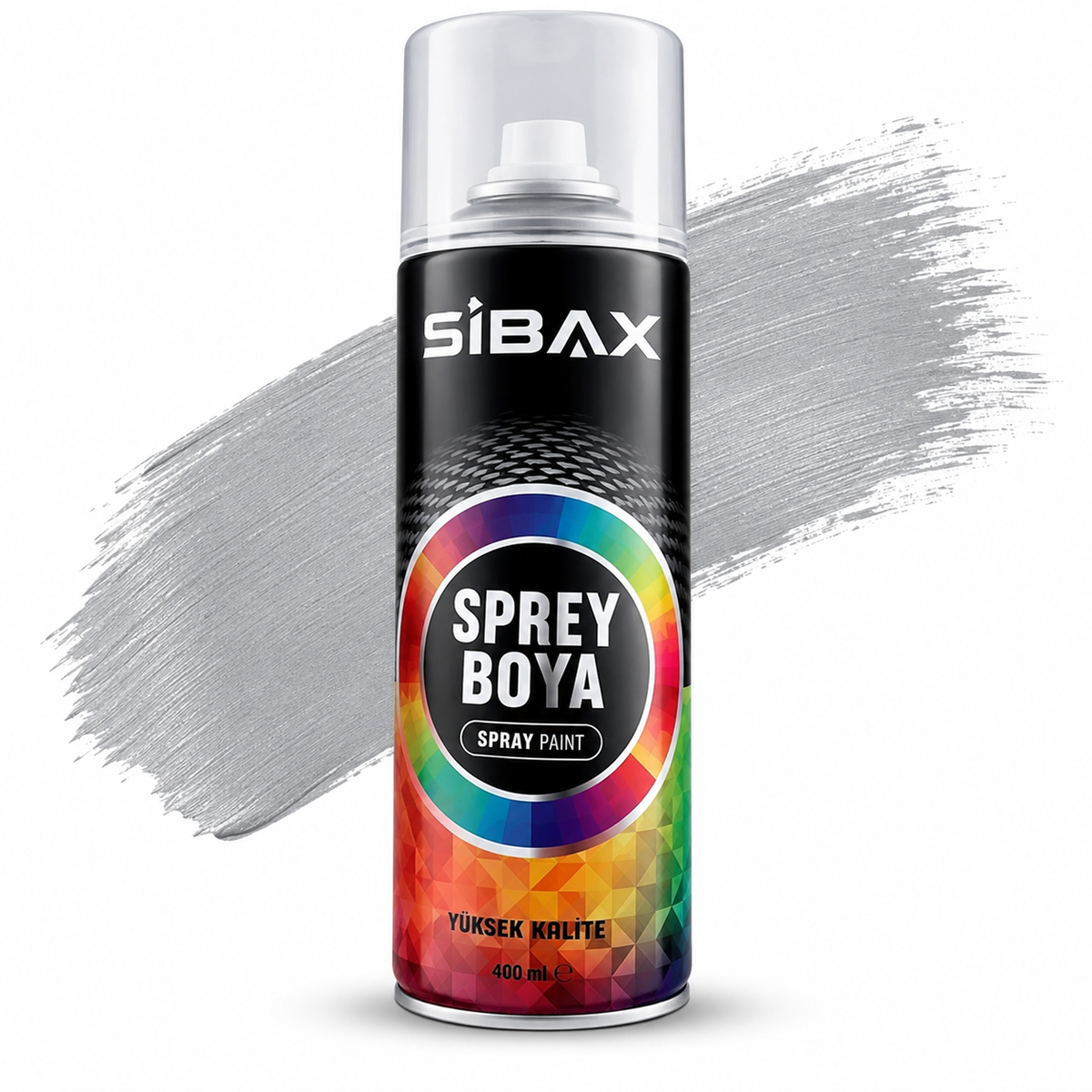 Sibax Gümüş Gri Sprey Boya 400ml