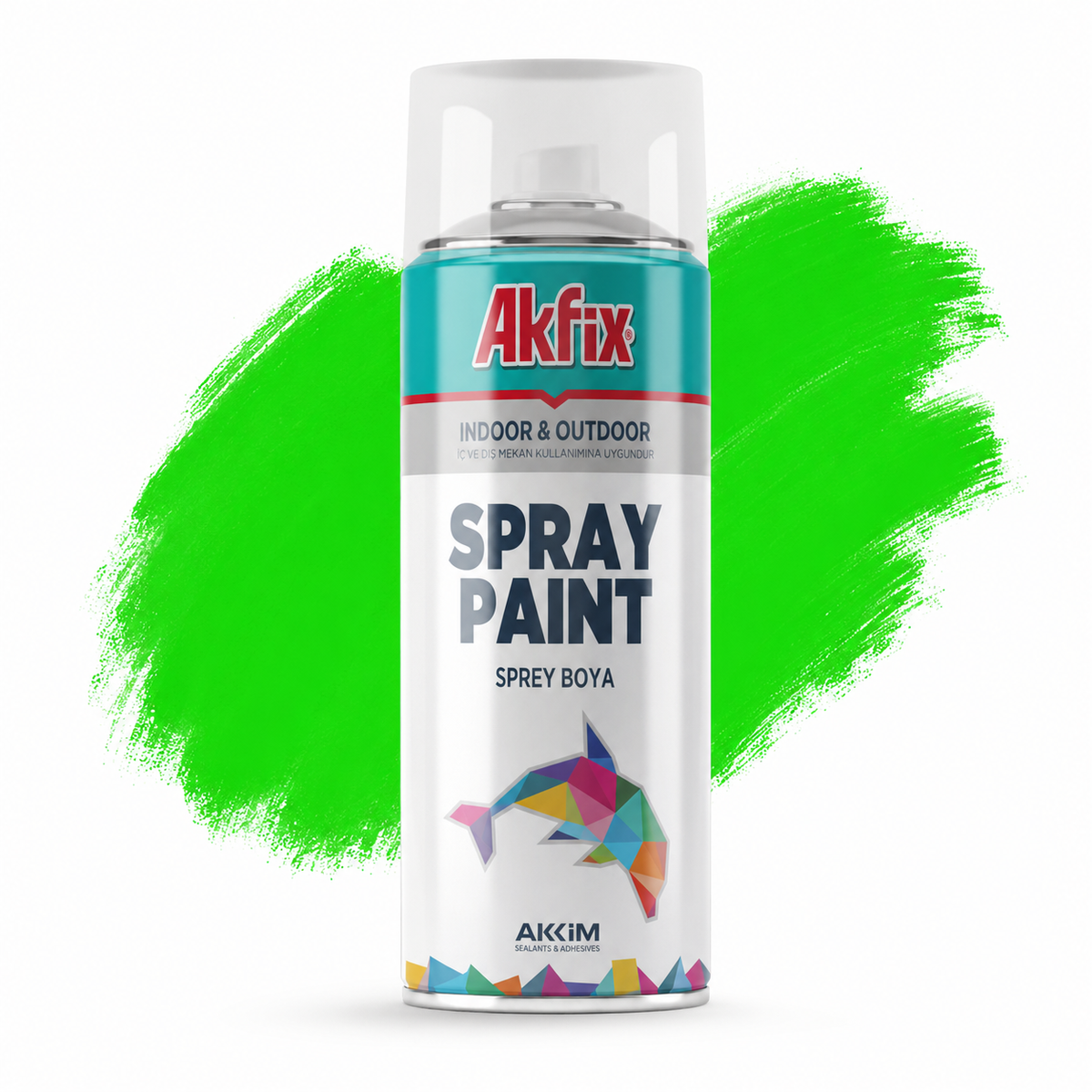 Akfix Yeşil Sprey Boya 400ml