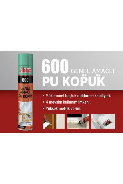 AKFIX 600 Genel Amaçlı PU Köpük
